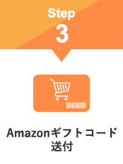 Amazonギフトコード送付
